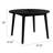 Black Round Dining Table