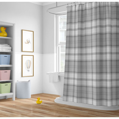 Bully Plaid Ultra-Thin Lightweight Shower Curtain