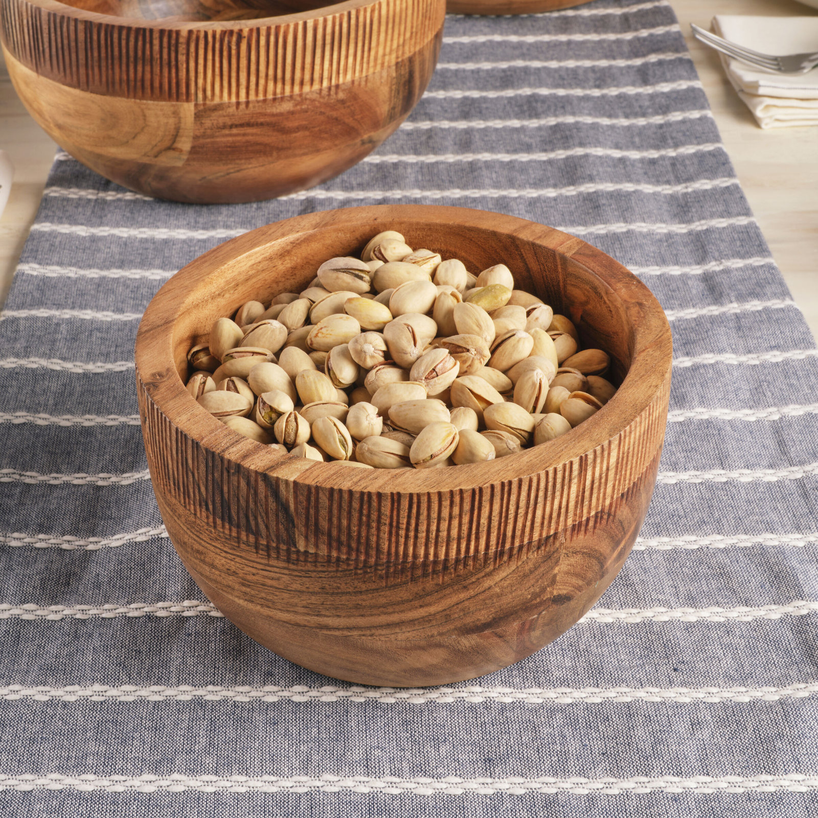 Caleb Wood Serving Bowl, 7"