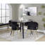 Chaise avec accoudoirs en velours Josie-252994015-191296405