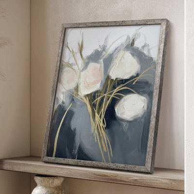 Reproduction encadrée FLORAL Series DCLxxIV - bois massif