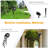 Black Hardwired/Plug-In 10W LED Metal Spot Light