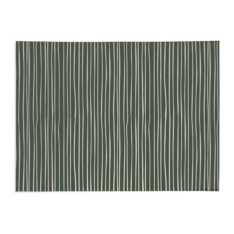 Tapis de cuisine Spine Colonne, Rectangle 4pi x 6 pi, Chimichurri, Small Striped