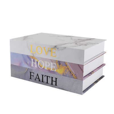 Home Decorative Faux Book Boxes