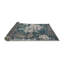 Tapis bleu foncé/brun contemporain-1362002861