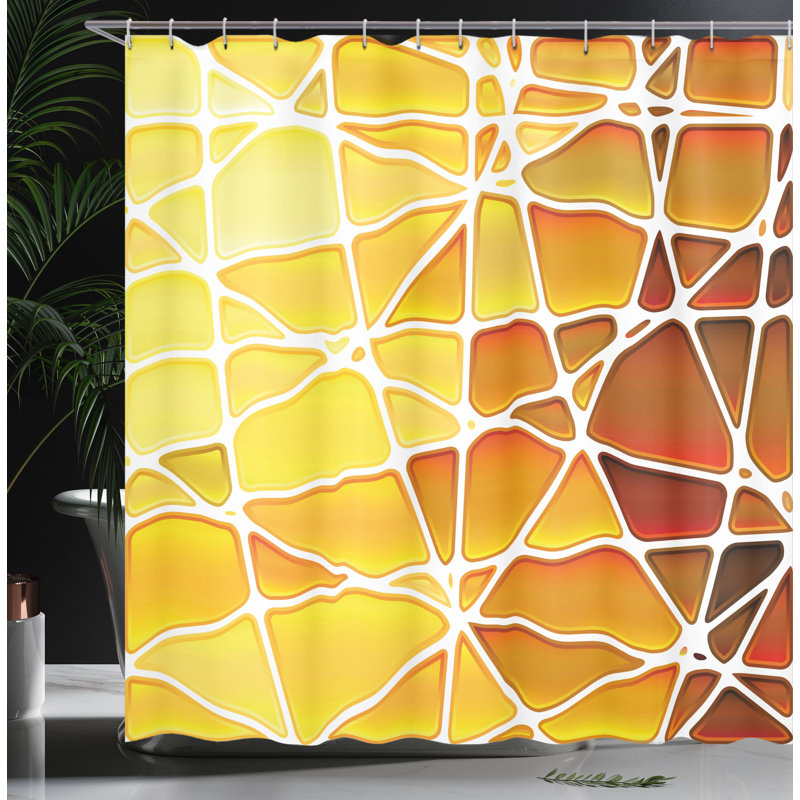 Shower Curtain with Hooks Included, 84"H x 69"W