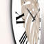 Horloge murale traditionnelle ivoire Pastel Monstera-60328047