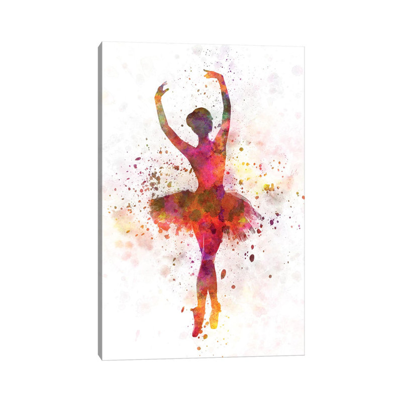 Ballerina Dancing X by Paul Rommer - Wrapped Canvas Print, 66.04cm H x 45.72cm W x 1.91cm D