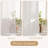  White Sheer Curtains Privacy Non See Through Drapes for Bedroom Living Room, 2 Panels Light Filtering Grommet Top Semi Sheer Curtains for Nursery-1056830421-1056830410