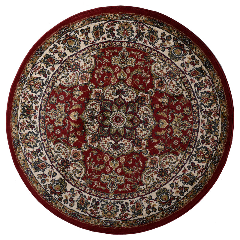 Oriental Area Rug, Round 133cm