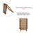 Folding Bamboo Luggage Rack