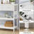 3-Tier Console Table With Charging Station & 3 Fabric Drawers,43.3'' Entryway Table With Storage Drawers And Open Shelves, Narrow Sofa Table With USB Ports And Outlets, Adjustable Feet, And Modern Design For Hallways, Living Rooms, And Small Spaces-1022265188