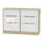 White Gloss/Bardolino Oak