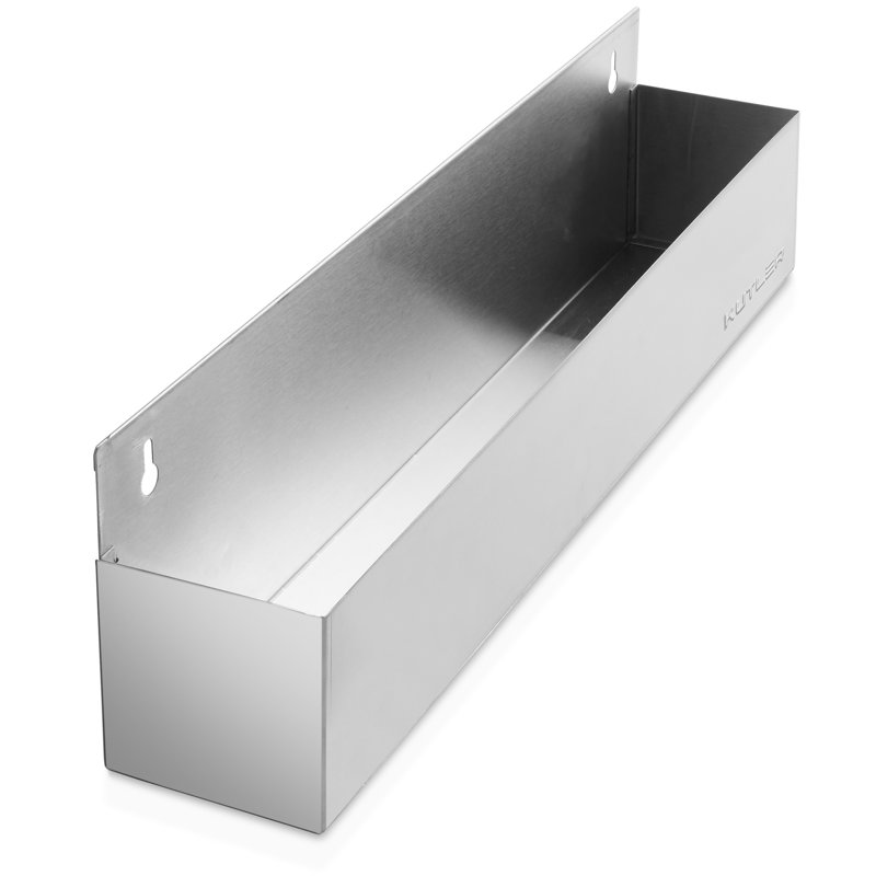 Single Speed Rail, Stainless Steel Liquor Bottle Holder Rack, 5.75"H x 22"W x 4"D