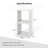 Set Of 2 Cube Storage Organizer Stackable Open Bookcase Display Rack Bookshelf