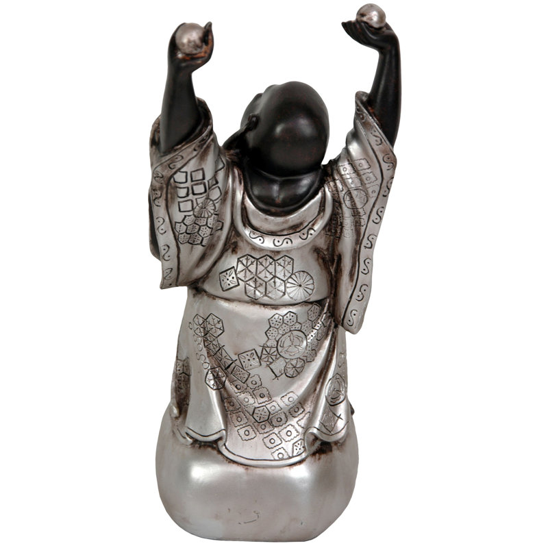 Standing Laughing Buddha Figurine