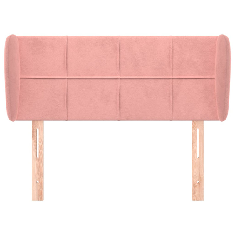Headboard, 88cm H x 183cm W x 23cm D, Black Fabric