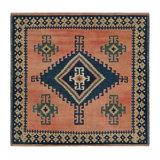 One-of-a-Kind 4'2" X 3'11" Hand Knotted Area Rug