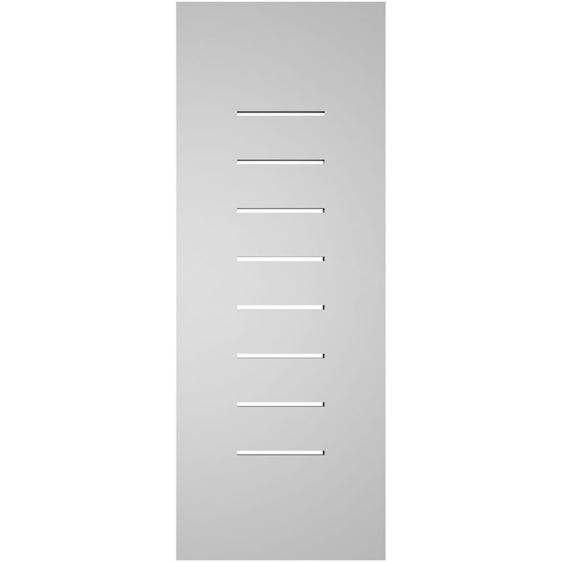 Évent à pignon fonctionnel en uréthane rectangulaire à fixation en surface, brun clair apprêté, H 32 po x l 12 po x P 1 po