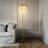 Eby 4-light 70'' Modern Coastal Aged Brass Natural Capiz Shell Tiered Floor Lamp With Black Marble Base Glam For Girls Room Living Room Dining Room