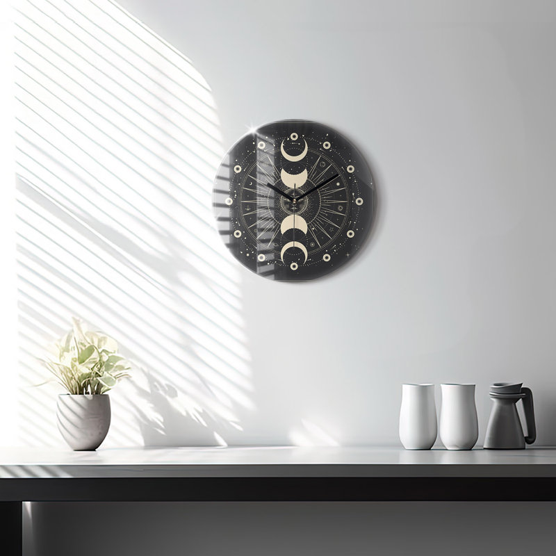 Glass Wall Clock