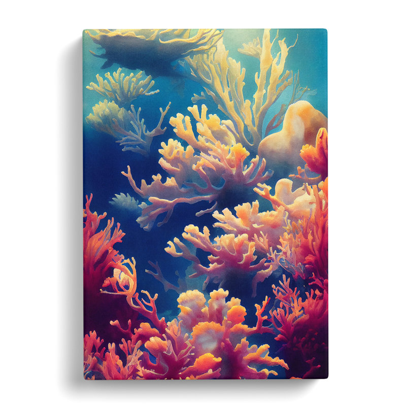 Fabulous Coral Reef - Wrapped Canvas, 50cm H x 35cm W x 3cm D