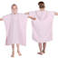 Serviettes de bain unisexes courtes en ratine de coton pour enfants avec poches et capuchon Extli-33246583-33246579