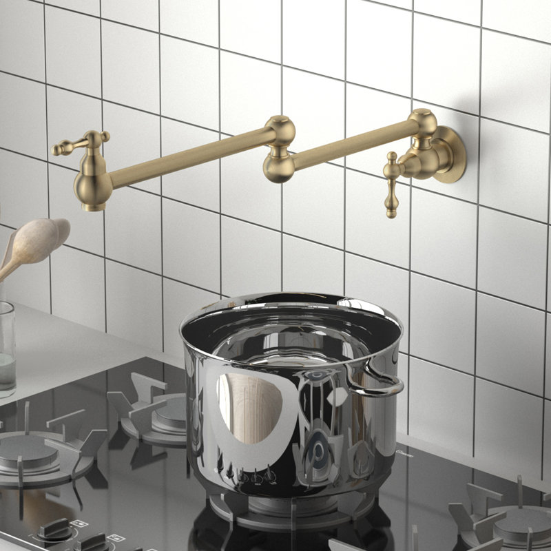 Clihome Kitchen Faucet, Gold
