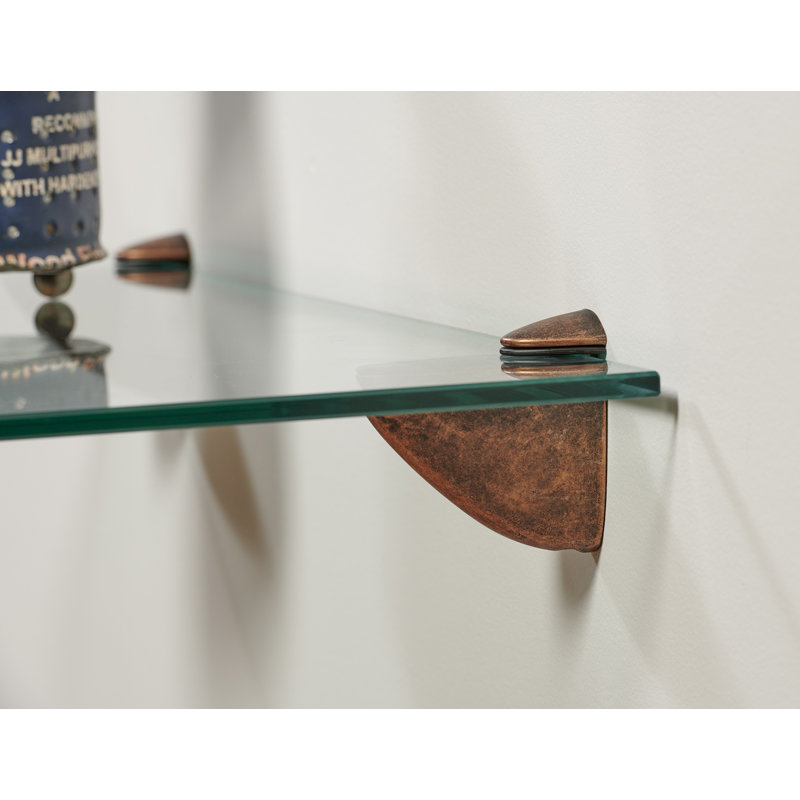 Capri 8X24 Frosted Shelf Kit With Pelican, Copper