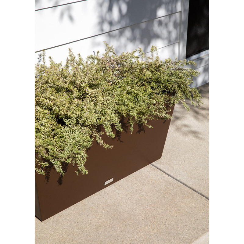Pure Series Midori Planter, Espresso, 2, 19.75" H x 39.5" W x 12.5" D