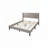 Burlap Fabric Upholstered Bed-463188203