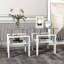 Table de bout en verre trempé transparent, petite table avec rangement 2 couches-1347274781-1590437088-1590437091