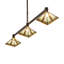 72" Long Nevada 3 Light Island Pendant