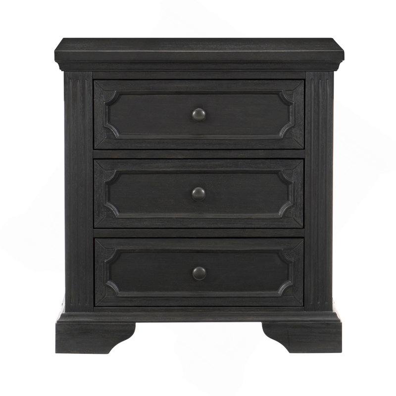 Table de chevet 3 tiroirs Traditional Design