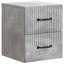 34.5cm W Manufactured Wood Bedside Table-1337334741