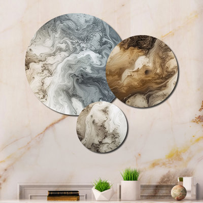 Abstract Wall Decor on Metal