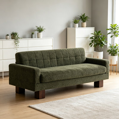 Sofa with Square Arms and sturdy legs