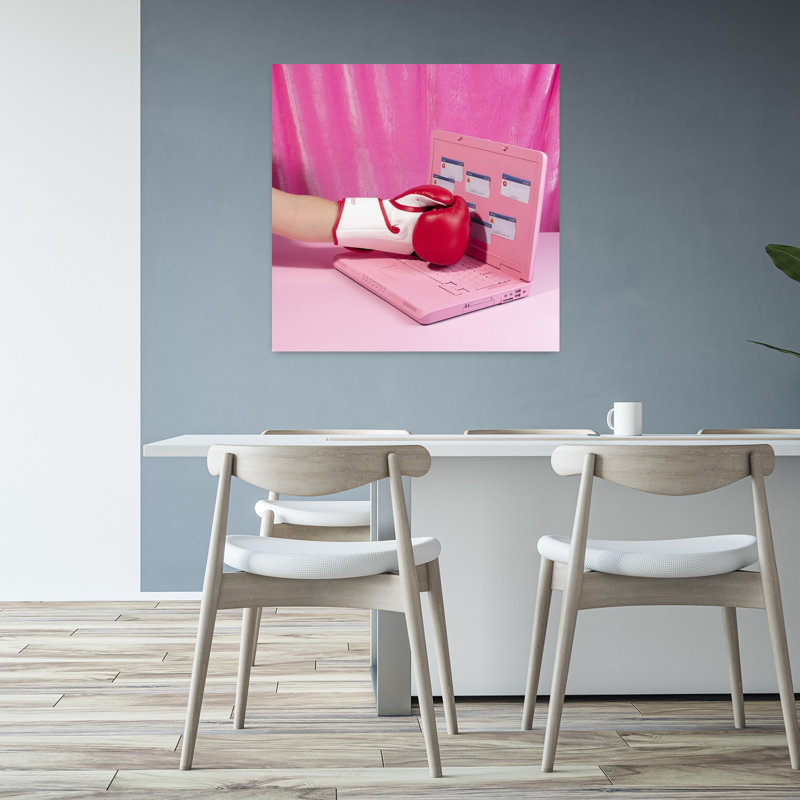 Denetria Contemporary Art Abstract Contemporary Wall Art 1 Piece Wrapped Canvas Wall Art, 81.28 cm H x 81.28 cm W