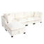 Beige rembourré 5 avec rangement et porte-gobelets cachés, construction, salon en tissu doux et porte-gobelets - 5, revêtement, coussins, sièges confortables,-1098790355-1098790353