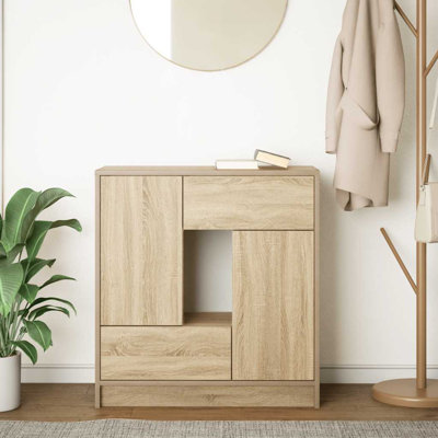 Sideboard With Drawers And Doors 70.5X34x74.5 Cm