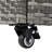 200 Gallon All-Weather Outdoor Storage Box, Wicker Deck Box With Wheels-110439682