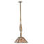 Luminaire suspendu carré en pin 16 po