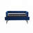 Velvet Upholstered Trundle Daybed with Sturdy Wooden Frame-116857560