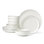 Oneida 24 Seven Black Rim 12-Piece Dinnerware Set