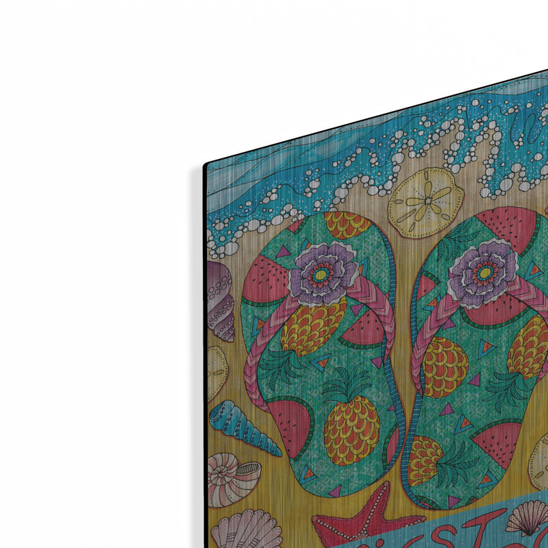 Art mural en métal Rosecliff Heights, H 16 po x l 12 po