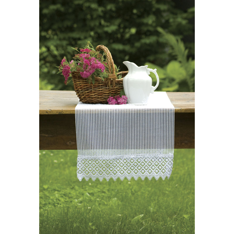 Chemin de table Arles, Blanc, l 14 po x L 60 po