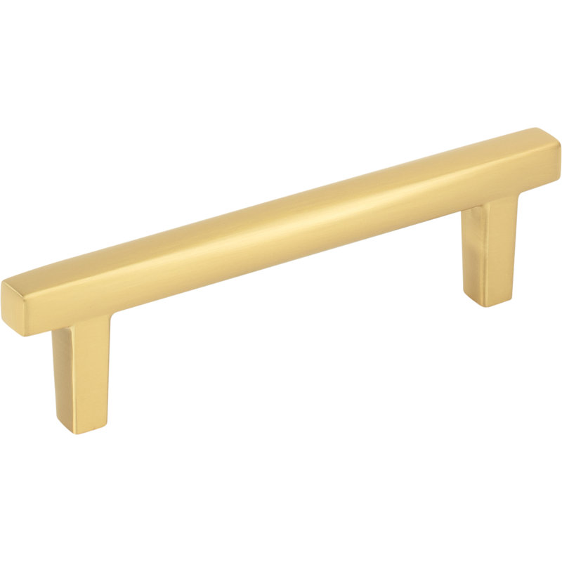 Whitlock Bar Pull, 3 3/4", Brushed Gold