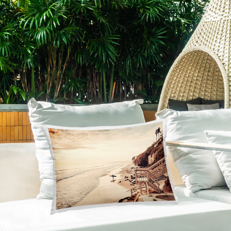 Coussin d'extérieur Sunset & Surf Landscape