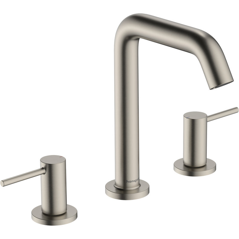 hansgrohe Tecturis S Widespread Faucet 150, 1.2 GPM, Brushed Nickel