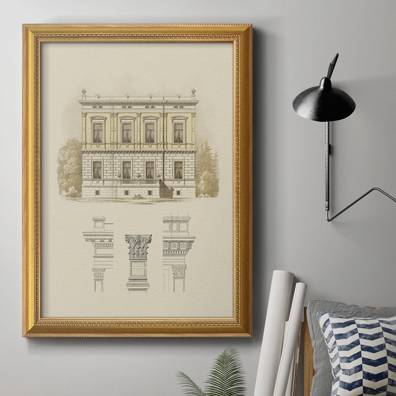 " Estate & Plan IV " Painting Print, 20" H x 16" W